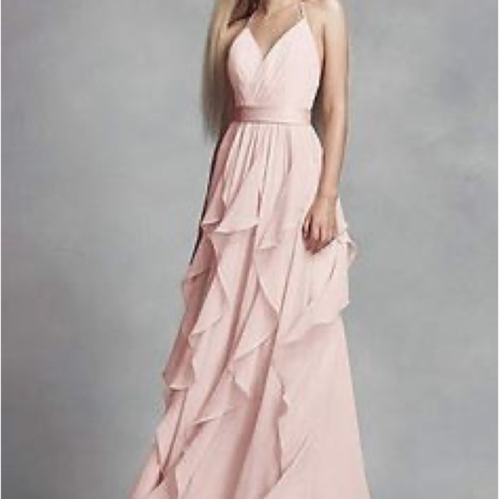 Vera Wang Blush Layered Maxi Dress